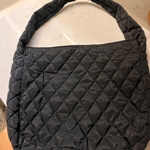 Quilted Black Shoulder Bag
